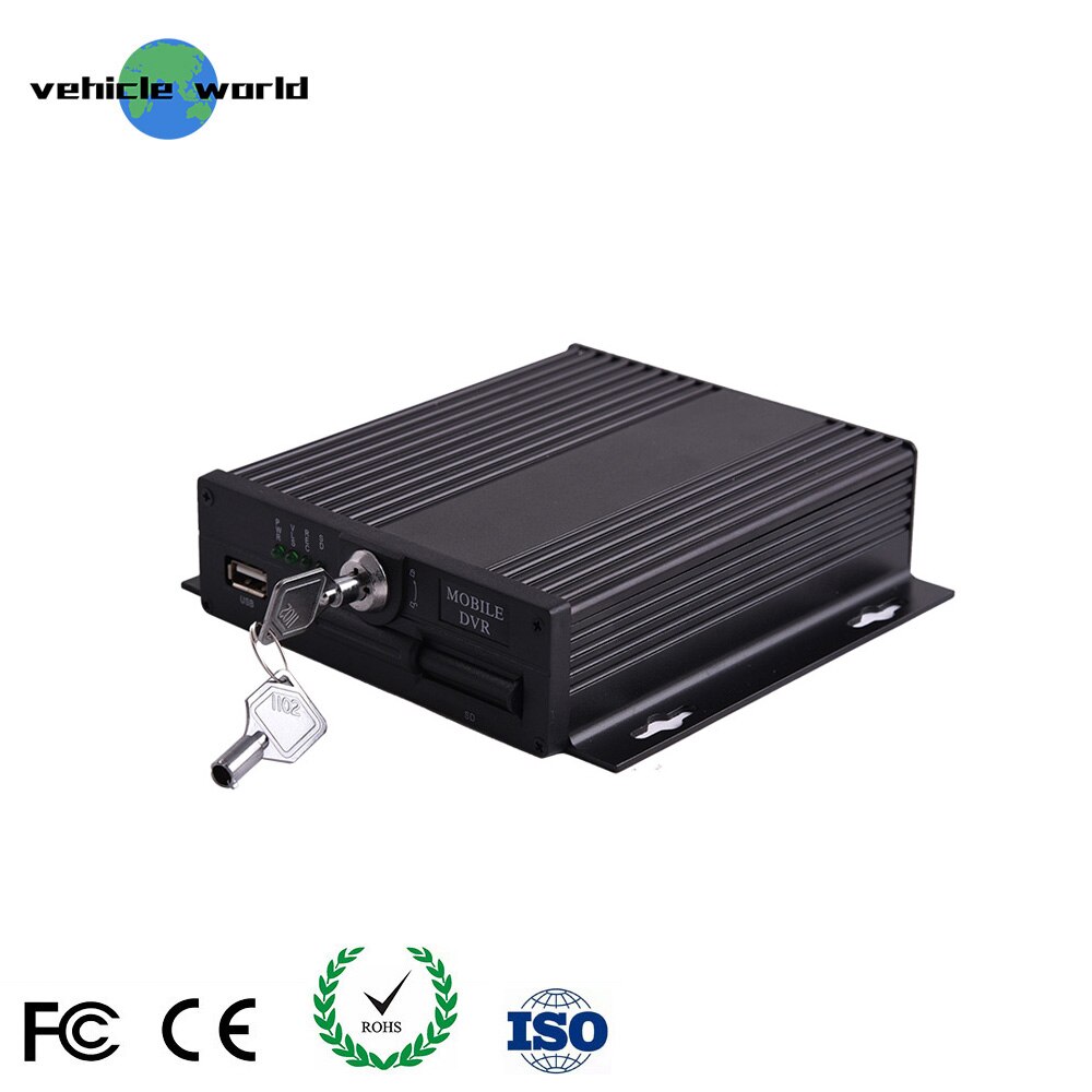 Car Mini DVR 4ch 2ch H.264 Video Recorder Aviation connector Output