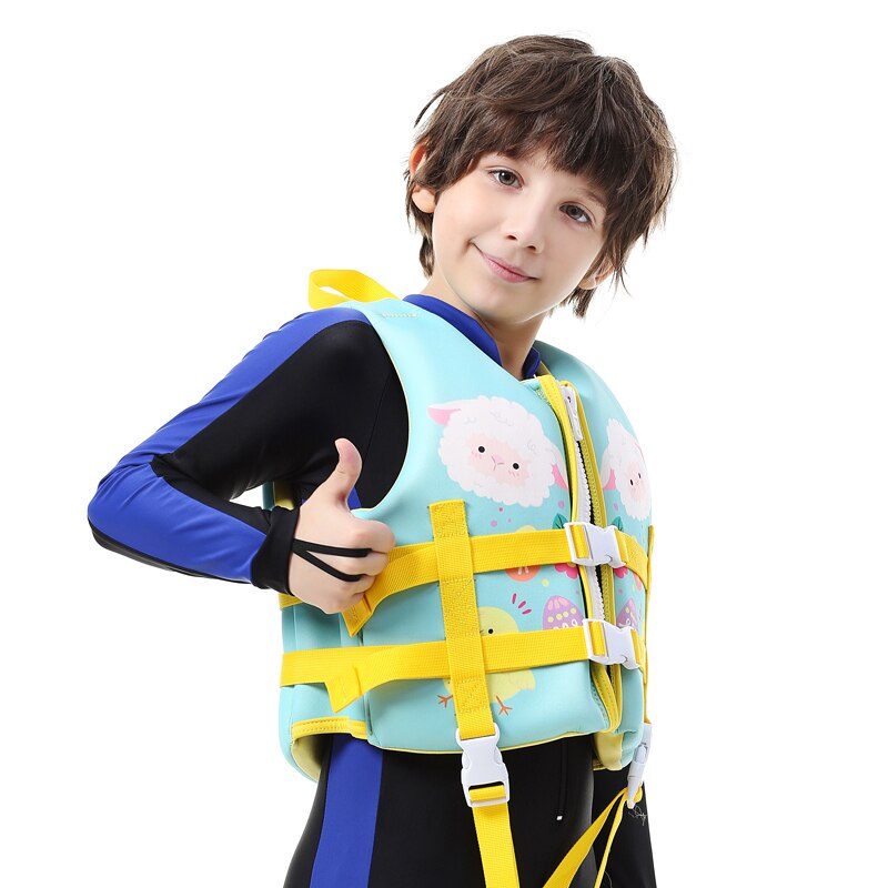 Life Jacket For 1 Year Old OSHYLE Kids Swim Vest - Adjustable Neoprene Life Jacket For Ages 1-9 (EPE Foam Buoyancy Aid) Toddler Water Safety