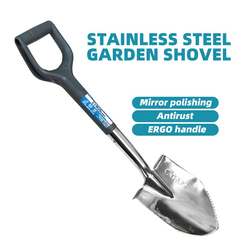 Stainless Steel Garden Shovel Snow Digging The Vegetables Flower Spade Gardening Outdoor Tools