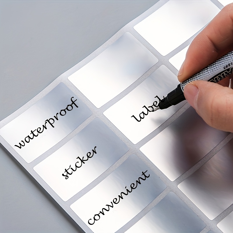 160/250 stuks afneembare waterdichte labelstickers, handgeschreven labelpapier geschikt voor kantooropbergdozen, verhuizingsmappen