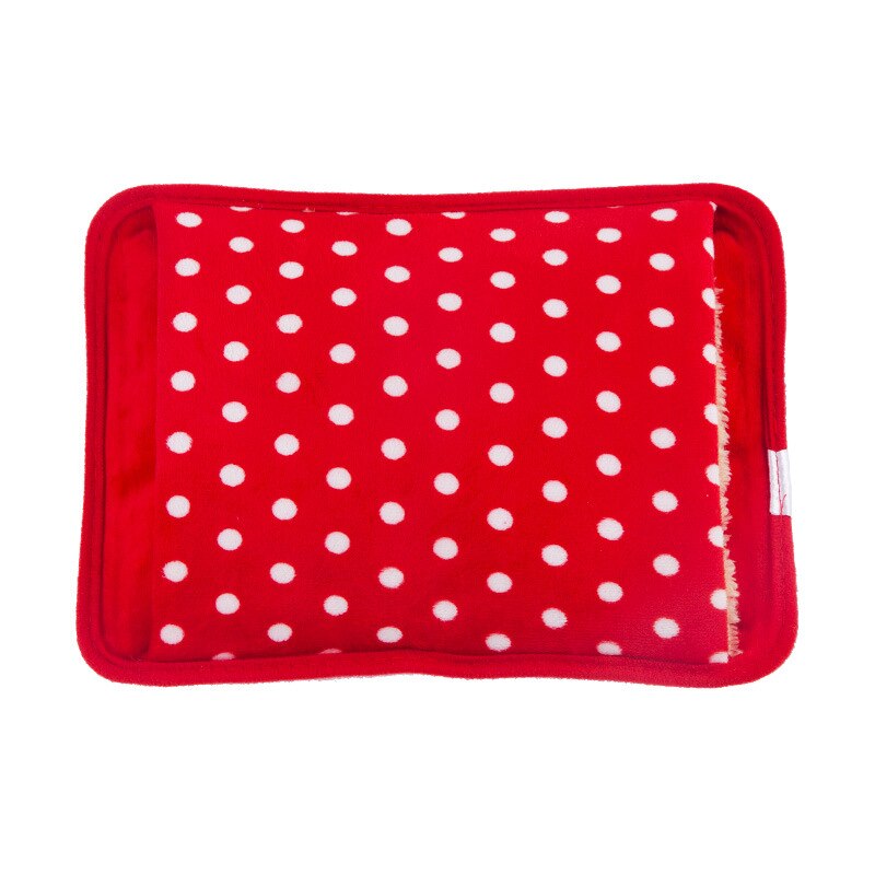 Scaldamani a buon mercato scaldamani elettrico riutilizzabile bottiglia di acqua calda ricarica borsa di acqua calda elettrica pacchetto di calore scaldamani regalo di natale: 6 rosso