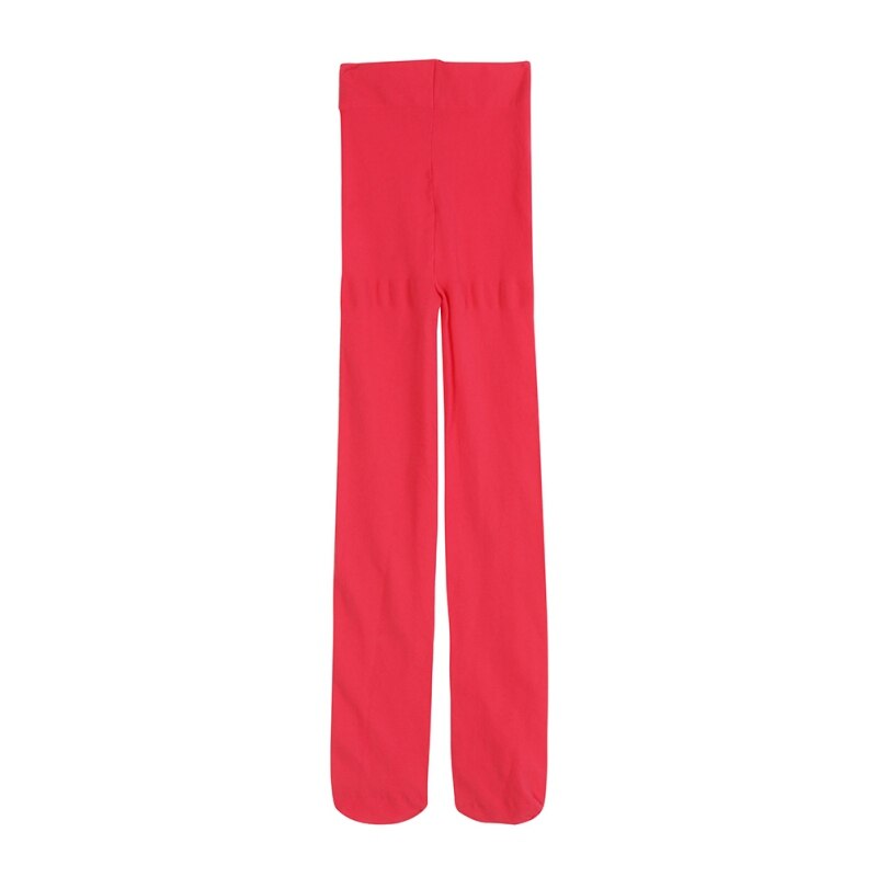 Piger leggings fløjl forår efterår dansende leggings til piger tøj slik farve leggings: Rød