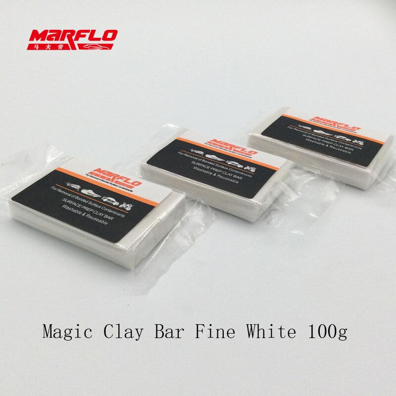 Marflo Auto Autolack Pflege Magie Tonne Bar Feine Reinigung Detaillierung Unterlegscheibe Weiß 100g Rost Entferner Konverter Entferner Prävention