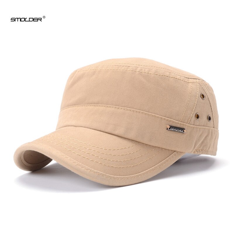 [SMOLDER] nueva gorra plana de , sombreros militares para hombres y mujeres, gorra con visera clásica, gorra de béisbol para exteriores, hombres