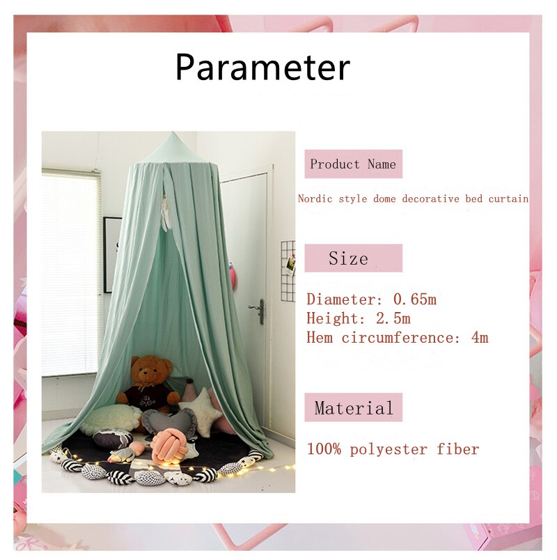 Baby Canopy Klamboe Kinderen Kamer Decoratie Crib Verrekening Baby Tent Viscose Baby Klamboe Fotografie Props