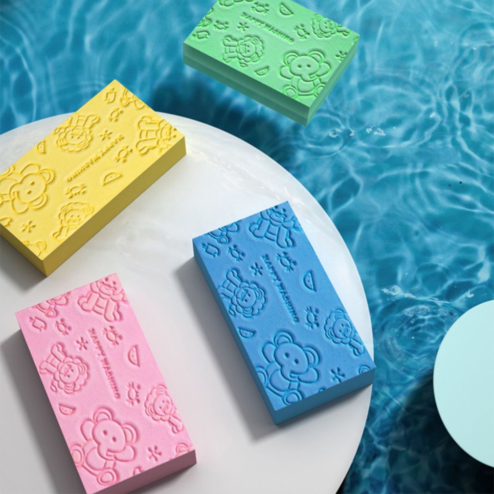 Baby Boy Girl Body Shower Washing Sponge Scrubber Bath Brushes Soft Children's Bath Sponge Brushes