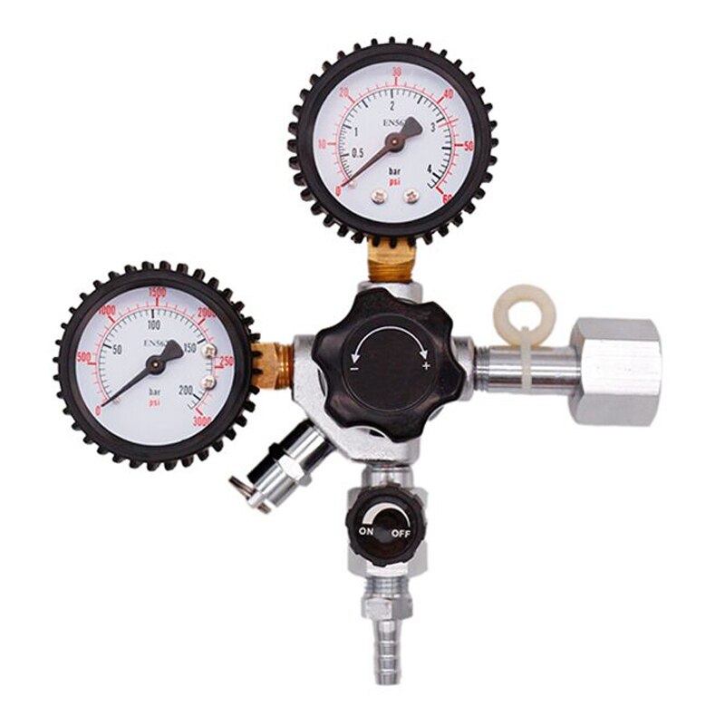 CO2 Cilinder Regulator Kooldioxide CO2 Regulator Drank Bier Drukregelaar Dubbele Gauge Druk Regulator