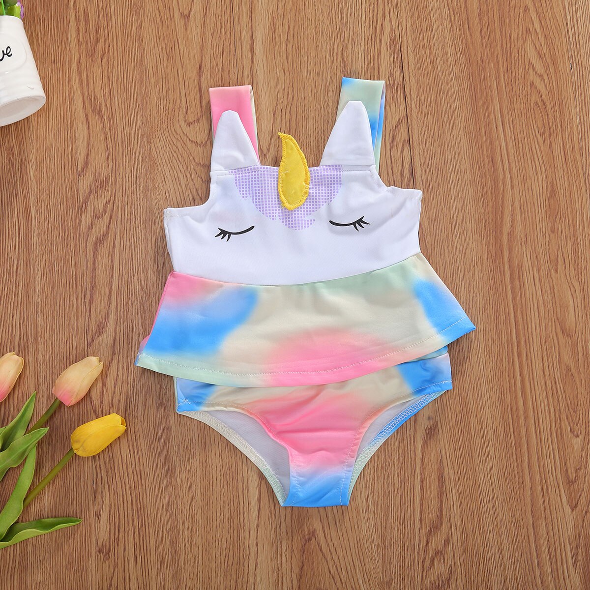 Infant Toddler Kid Baby Girl Cartoon Bikini Set Swimsuit Unicorn Summer Cute Beachwear