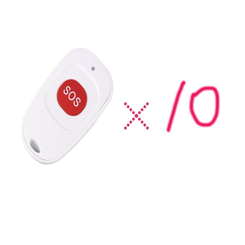 Wireless Calling System 433MHz SOS Button Emergency Panic Button For Old man Children Or Patient In Hostipal Nursing Home: 10 pc