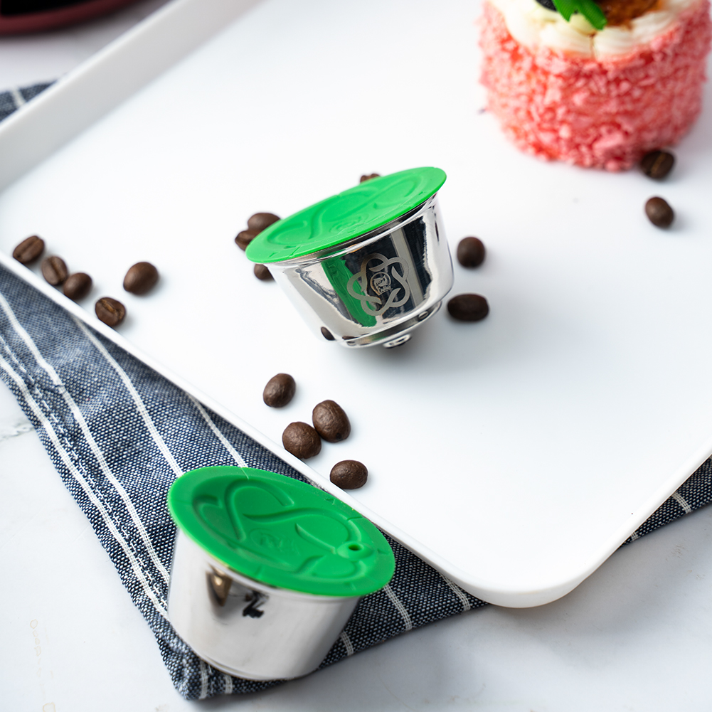 Capsule di caffè ricaricabili riutilizzabili per Dolce Gusto Maker Nespresso Caffè espresso e cialde filtro per il latte Accessori per caffè