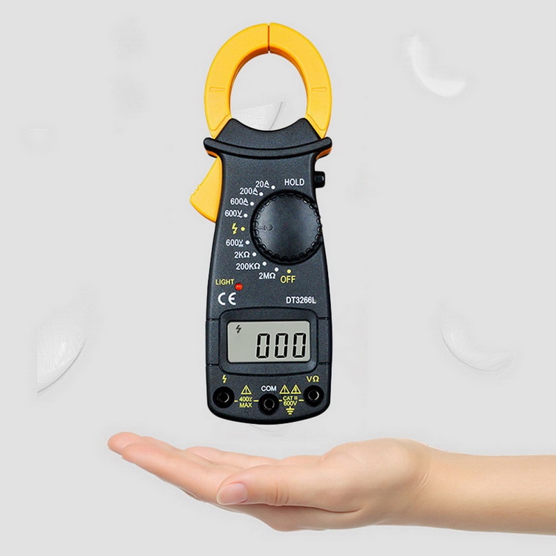 Digital Clamp Meter Multimeter Current Clamp Pincers Voltmeter Ammeter Ohm Current Voltage Tester Electrical Tester
