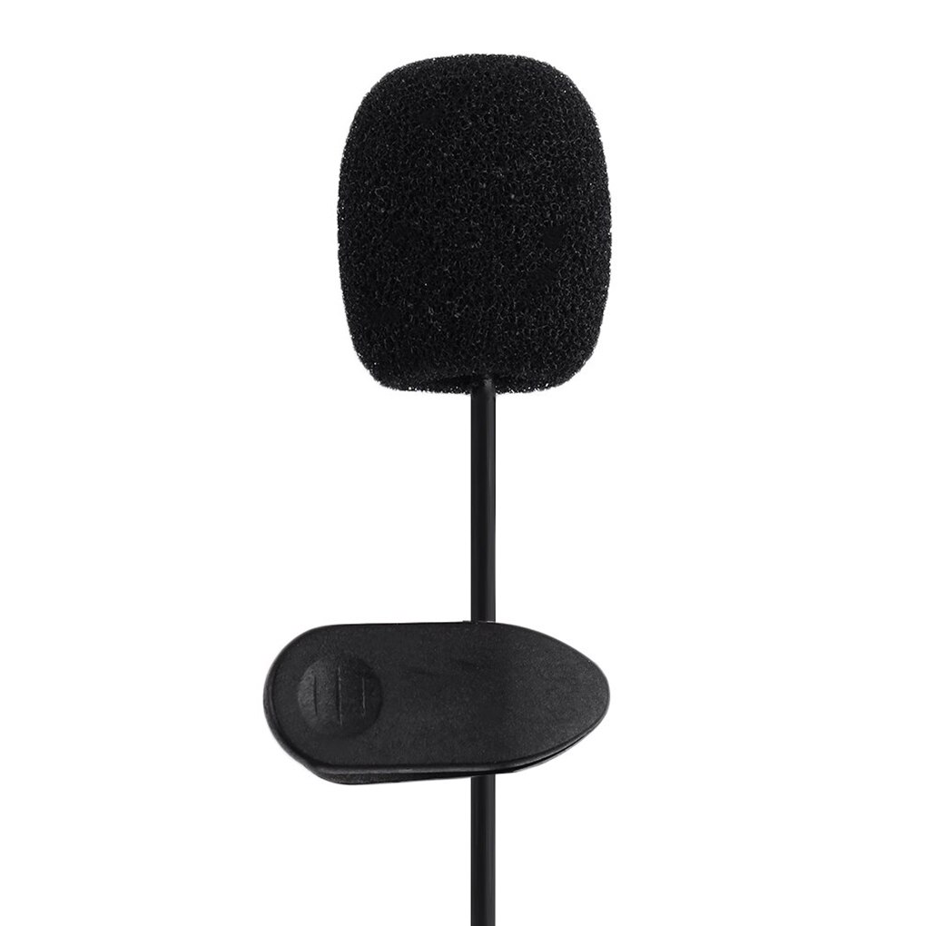 3.5mm Jack Handsfree Speeching Microphone External Clip-on Lapel Lavalier Teaching Phone Wired Condenser Mic For iPhone PC