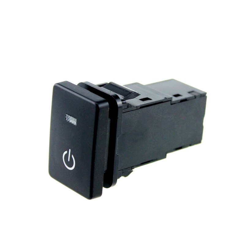 12V Car Switch Starting Pattern Push Button with 15cm Cable for Toyota Camry Yaris Corolla Vios Reiz Prado - Blue Light: Default Title