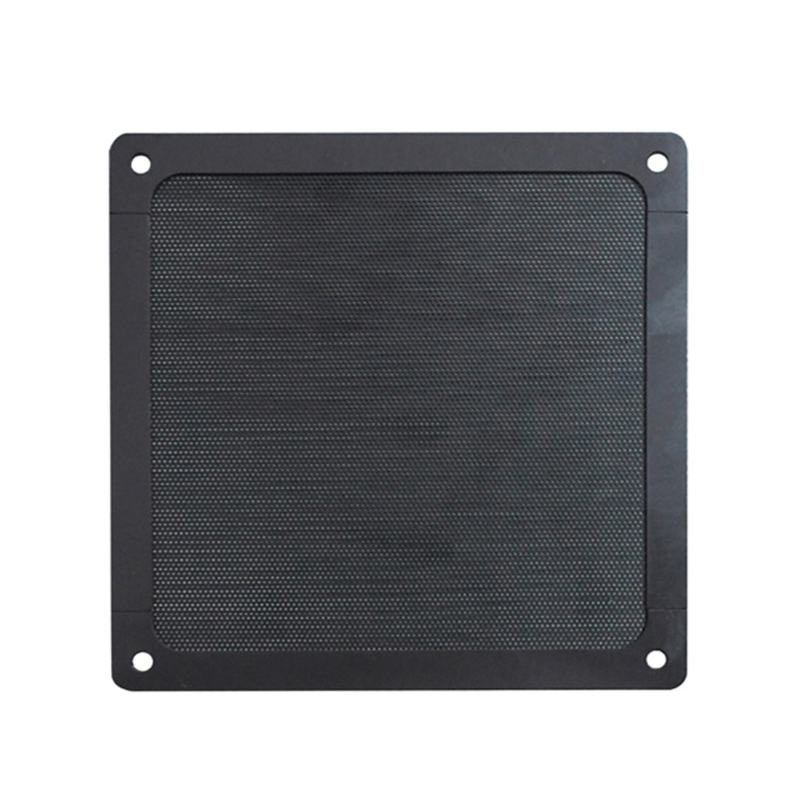 B0KA PVC Cooling Fan Dust Filter 12cm/14cm Desktop Computer Industrial Fan Filter Cover Dustproof Magnetic Net with Holes: 12mmx12mm