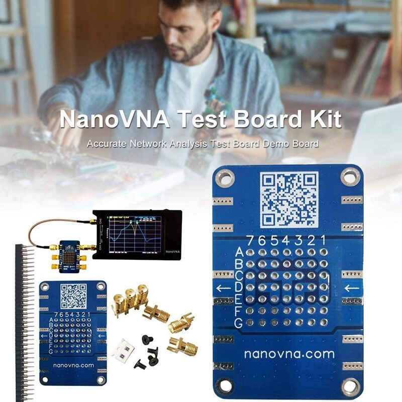2 Pack Accurate Network Analysis Test Board Kit for NanoVNA or Other Vector Network Analyzer