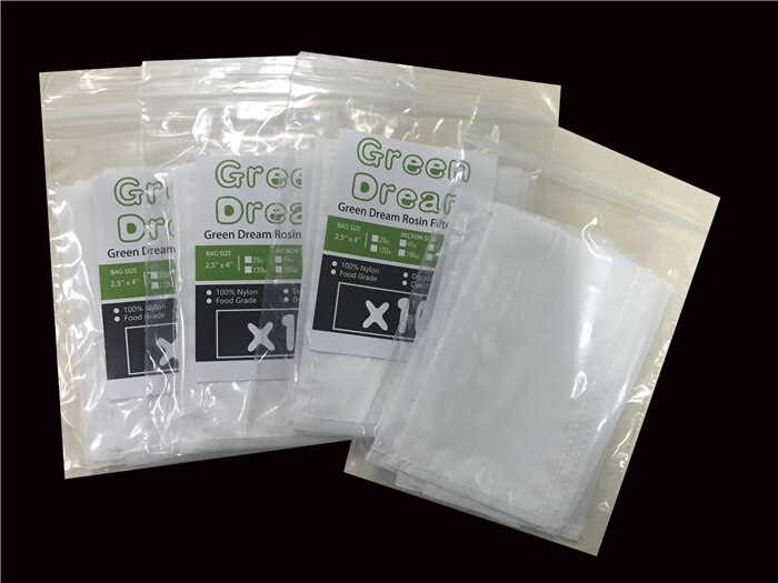Filtre à rosin tech en polyester 2x4.5 | 90 mic, sacs d'huile essentielle-50 parcs