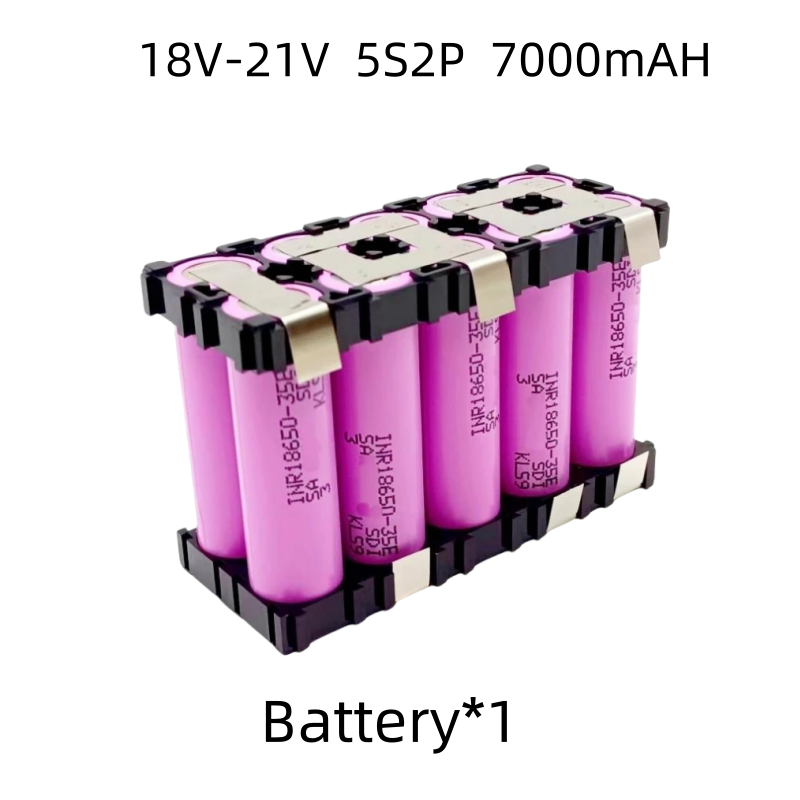 20A 18650 35E 3500mAh 7000mAh 2S 3S 4S 5S 6S /1P 2P 7.4V 12.6V 14.8V 18V 25.2V For Screwdriver batteries weld battery pack: Orange