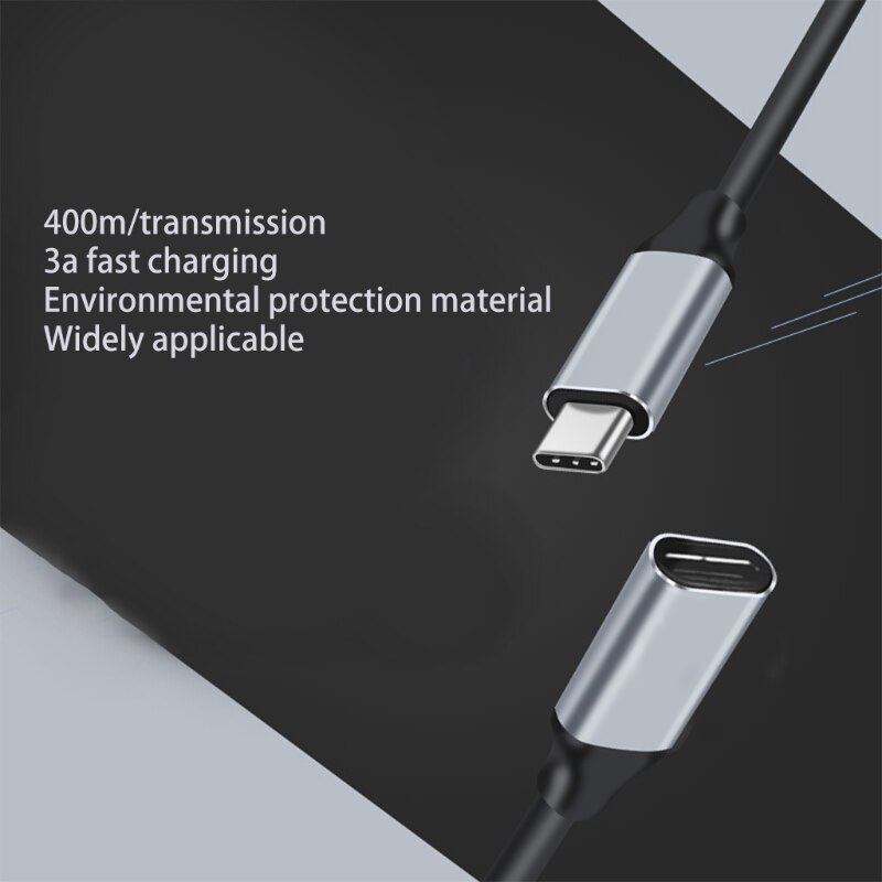 USB C Male to Female Extension Cable USB-C Gen 10Gbps Female to USBC Male Extended Adapter Compatible Extender Cord