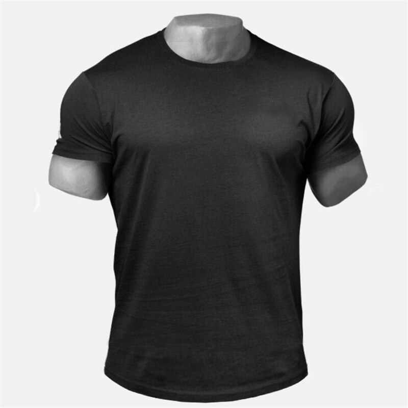 Eli 22 summer muscle fitness brothers bomuld kortærmet t-shirt åndbar herre afslappet fitness tøj cardigan lounge