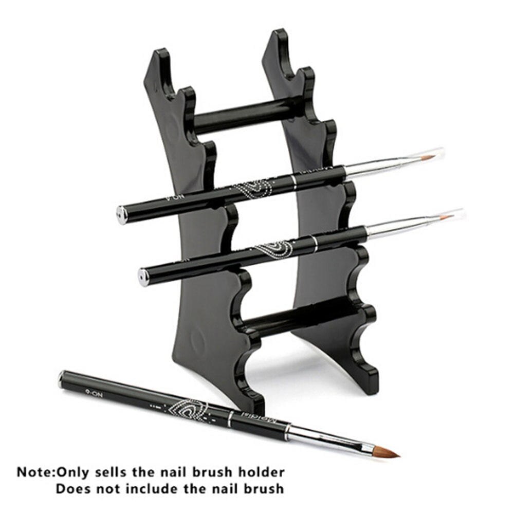 Afneembare Trasparent Zwarte Pen Houder Cosmetische Borstel Oogschaduw Lippenstift Display Stand Rack Bureau Briefpapier Organisator Plastic: Black