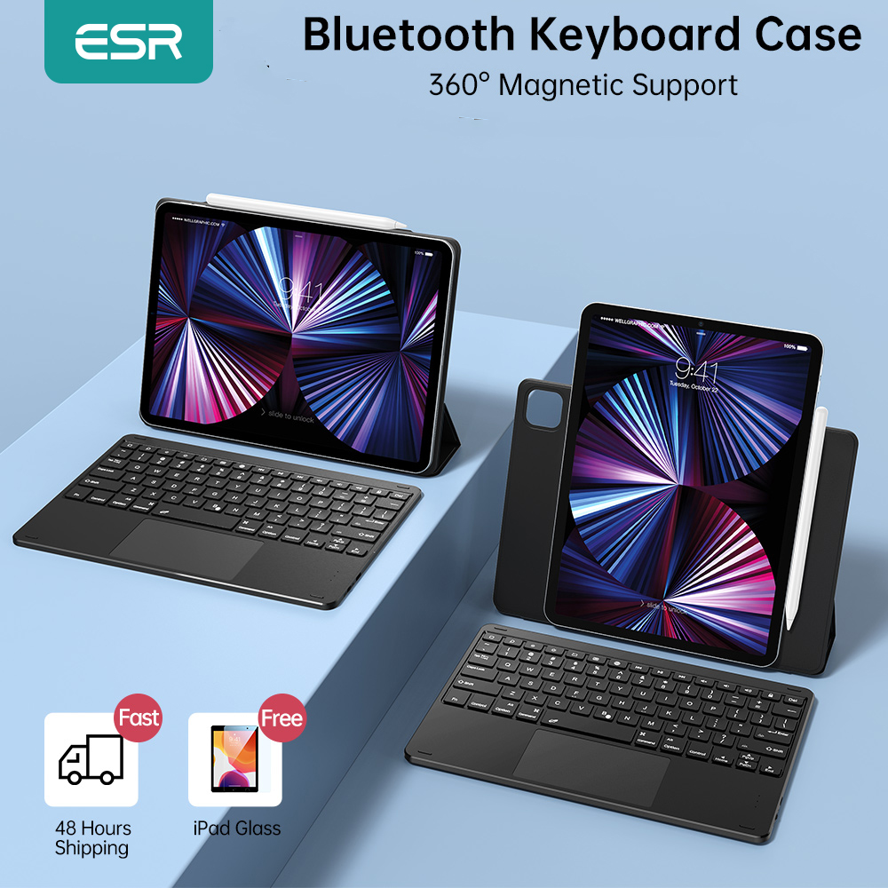 ESR Case For ipad pro 12 9 11 keyboard Bluetooth Wireless Backlit keyboard for iPad Air 4 10.9 Pro 12.9 Magnetic Cover