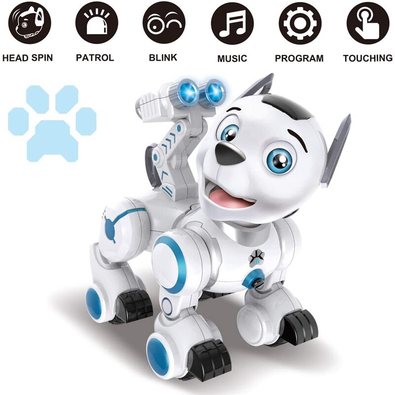 Remote Control Robotic Dog Pets ligent Walking Dancing Robot Puppy Toys Electronic Animal Pets with Light and Sound