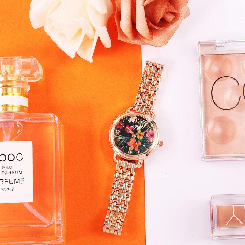 Horloges Vrouwen Luxe Rvs Quartz Horloge Vrouwen Jurk Armband Horloges Dames Klok relojes reloj mujer