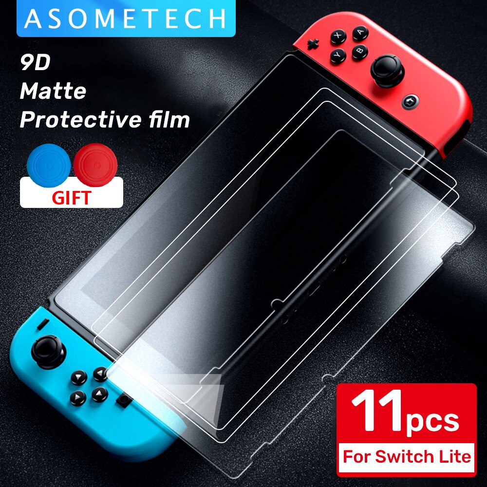 11Pack Schutz Glas für Nintend Schalter Gehärtetem Glas Bildschirm Schutz für Nintendo Schalter Lite NS HD Glas Bildschirm Film