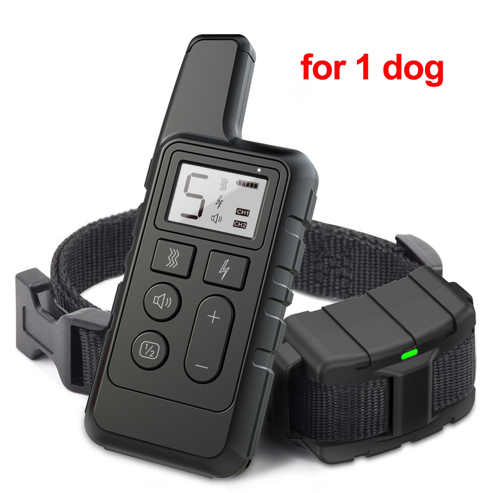 Perro Collar de entrenamiento recargable impermeable perro eléctrico