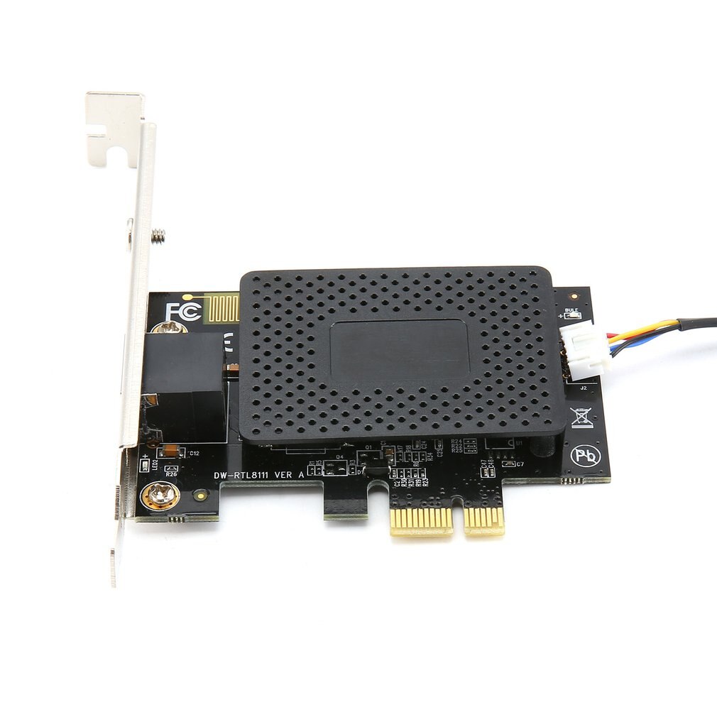 2 In 1 Multi-functionele Computer Desktop Switch Pcie Gigabit Netwerkkaart met Mini Afstandsbediening Computer Schakelaar Leverancier