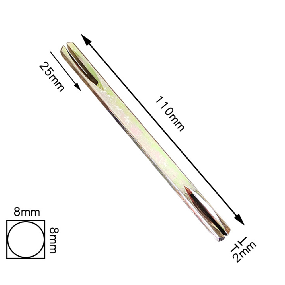 85-130mm Square Spindle 8mm Galvanised Door Window Handle Iron Square Pin Firmly Holds The Door Handles: Ivory