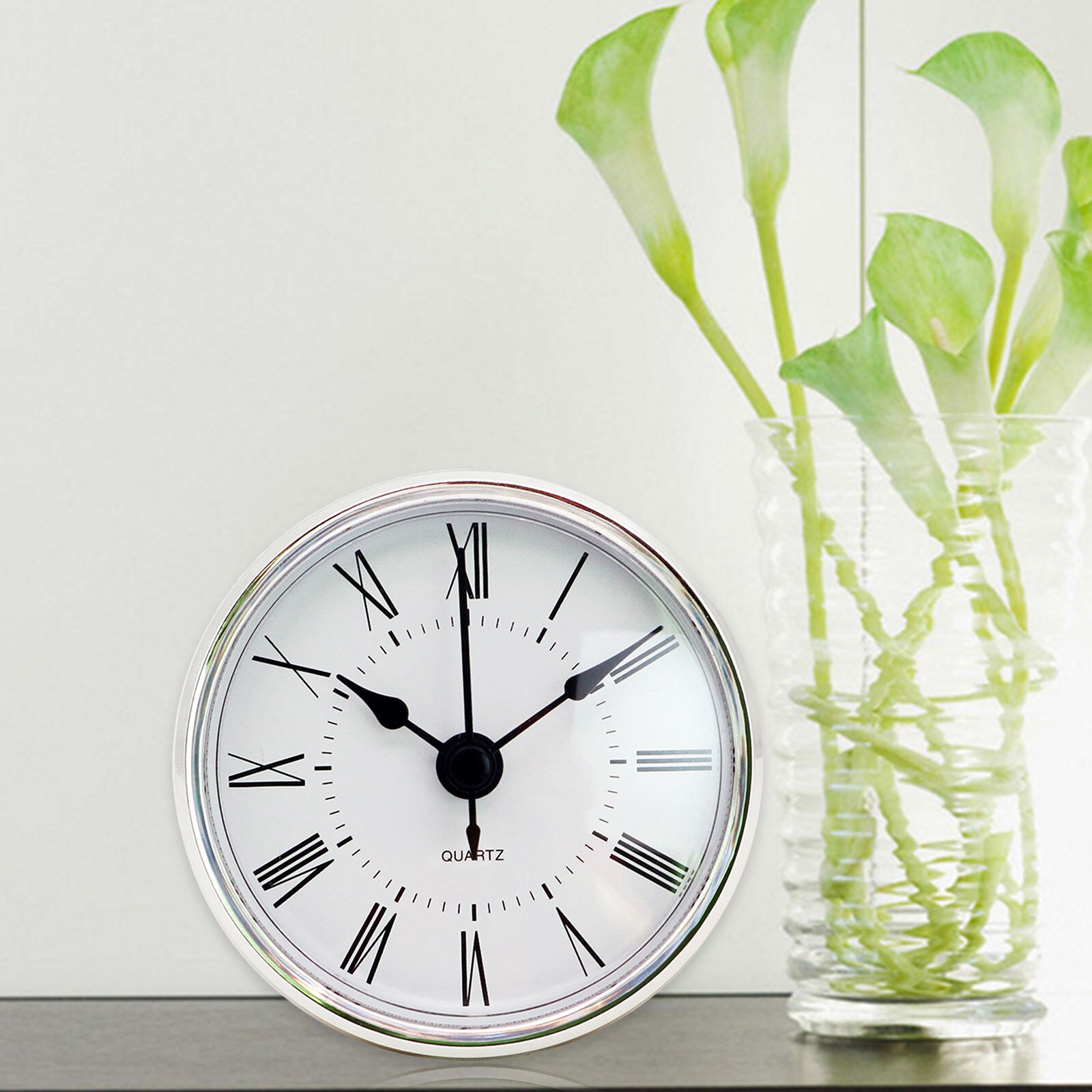 70 mm Clock Insert Digital Replacement Quartz Movement for Desk Office Living Room