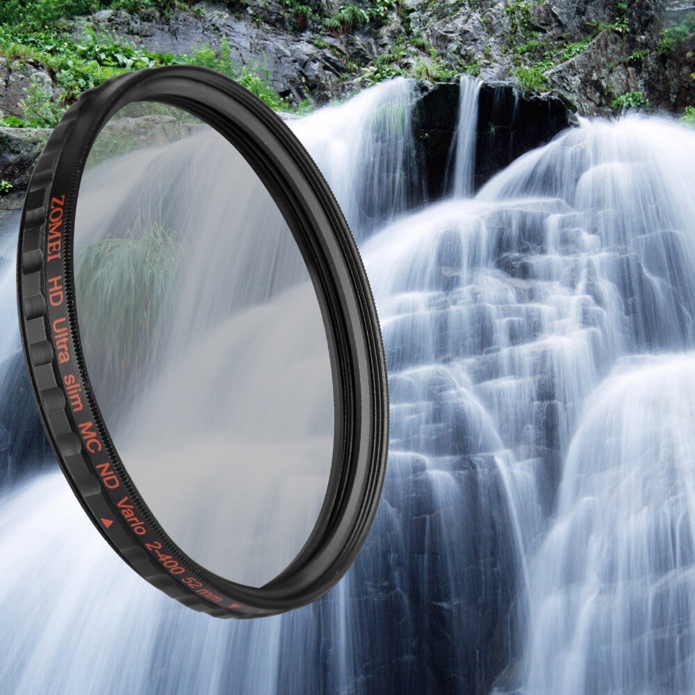 ZOMEi Pro Optical Glass Multi-Coated 18 lagen HD MC Fader ND2-400 Neutrale Density52/58/67/ 72/77/82mm Lens Filter