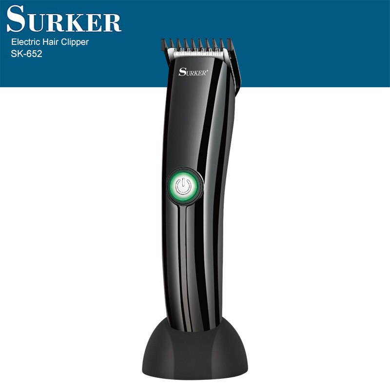 Tondeuse à cheveux professionnelle rechargeable tondeuse lithium batterie titane alliage lame cutter peigne réglable réglage fin 110-240V