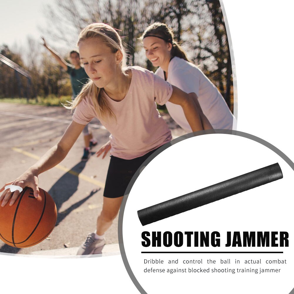 1 stk bærbart basketball skyde træningsudstyr fleksibelt interferens gummi twist bar dribble bold kontrol træner værktøjer