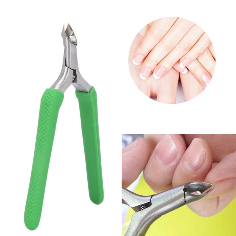 Cuticle Cutter Stainless Steel Non-Slip Handnail Dead Skin Remover Nail Clipper Cutting Cuticle Remover Manicure