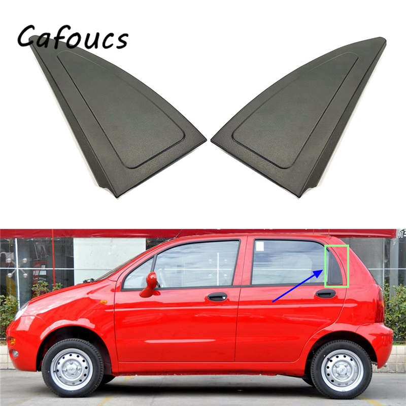 Cafoucs Car Rear Door Rear Window Outer Triangle Cover Trim Left/right For Chery QQ