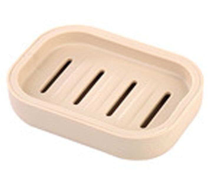 Soap Dishes Bathroom Dish Plate Case Home Shower Travel Hiking Holder Container Soap Box Plastic Soap Box Dispenser Soap Rack: Dark Khaki