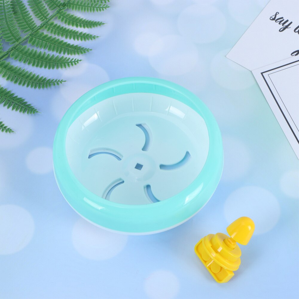 1Pc 14cm Multipurpose Wide Suitability Hamster Mice Gerbil Rat Exercise Wheel PP Run Disc Small Animal Pet Toy(Pi