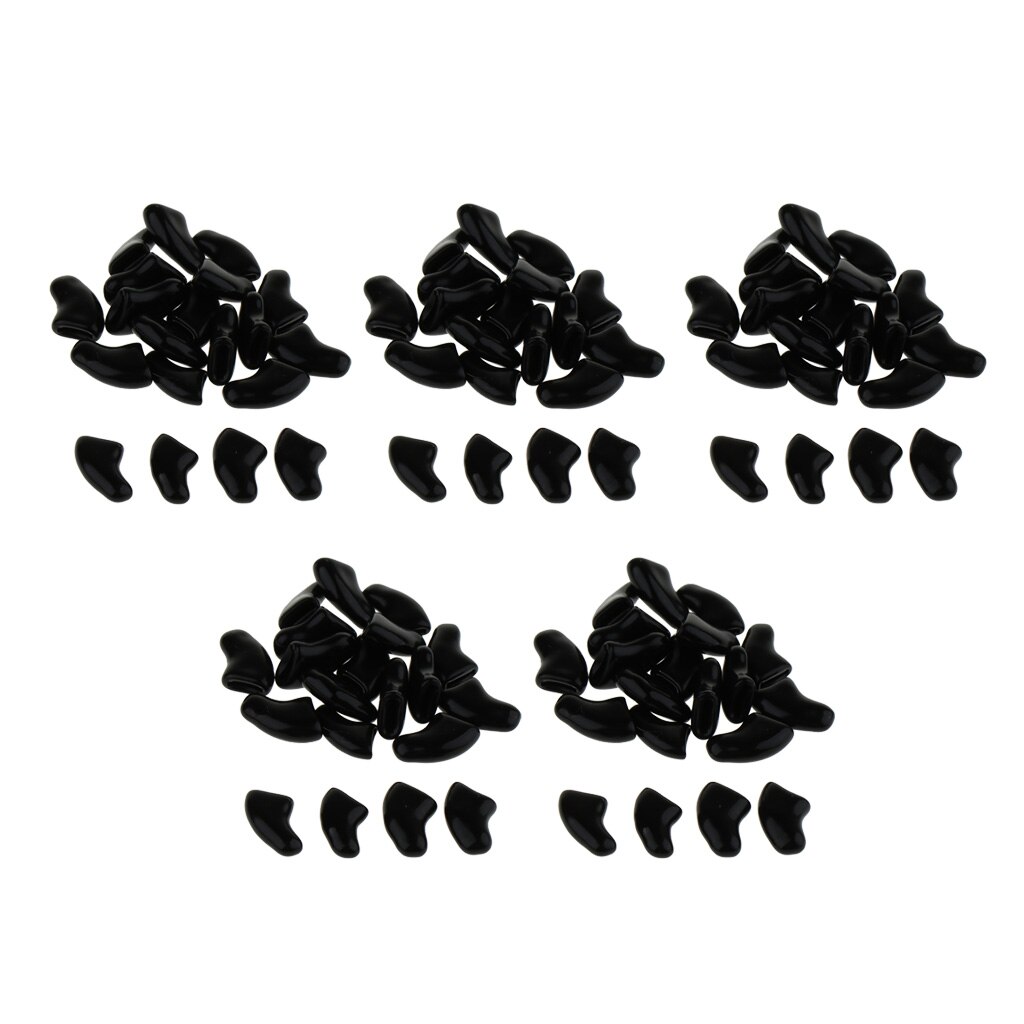 Lovoski 100 pcs Soft Nail Caps For Cat Pet Kitty Claw Control Paws off