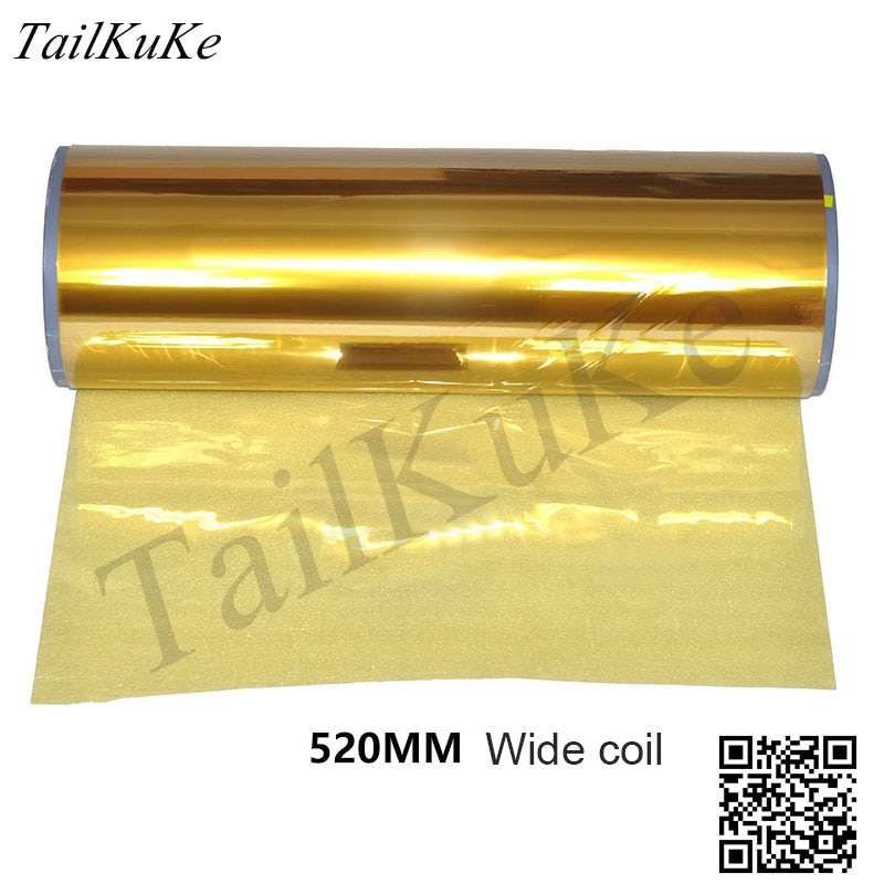 5-Micron Polyimide Film Ultradunne 5um Goud Kapton Isolatie Film Pi Gouden Vinger Film T0.005mm
