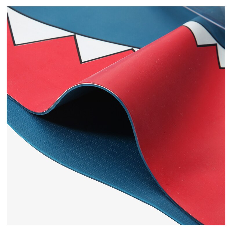 Cartoon Shark Swimming Cap Waterproof Protect Ears Boys and Girls Swim Equipment Children Silicone Kids Swimming Pool Hat