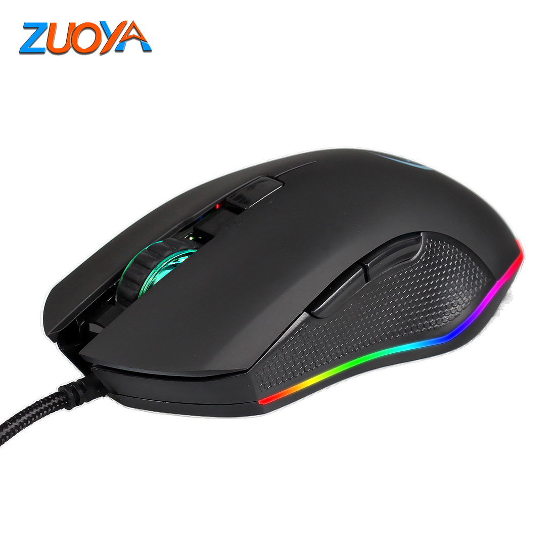 ZUOYA Gaming Mouse RGB Backlight Wired Mice Game Optical Sensor 3200/7200 DPI For FPS Gamer Laptop Computer