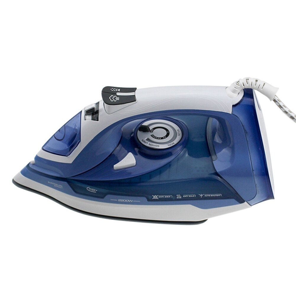 2200W Ceramic Electric Iron handheld hotel household steam ironing machine five gear temperature: Blue