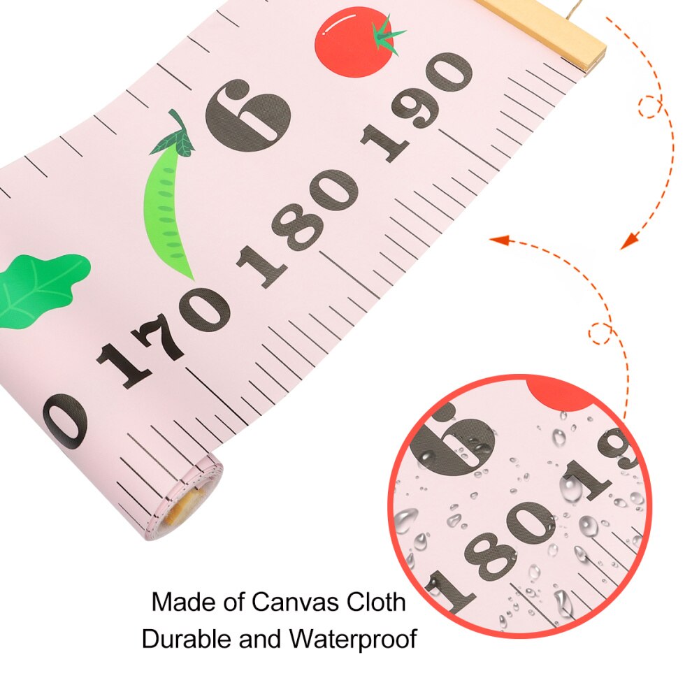 1pc Children Height Measuring Tape Cartoon Kids Growth Chart