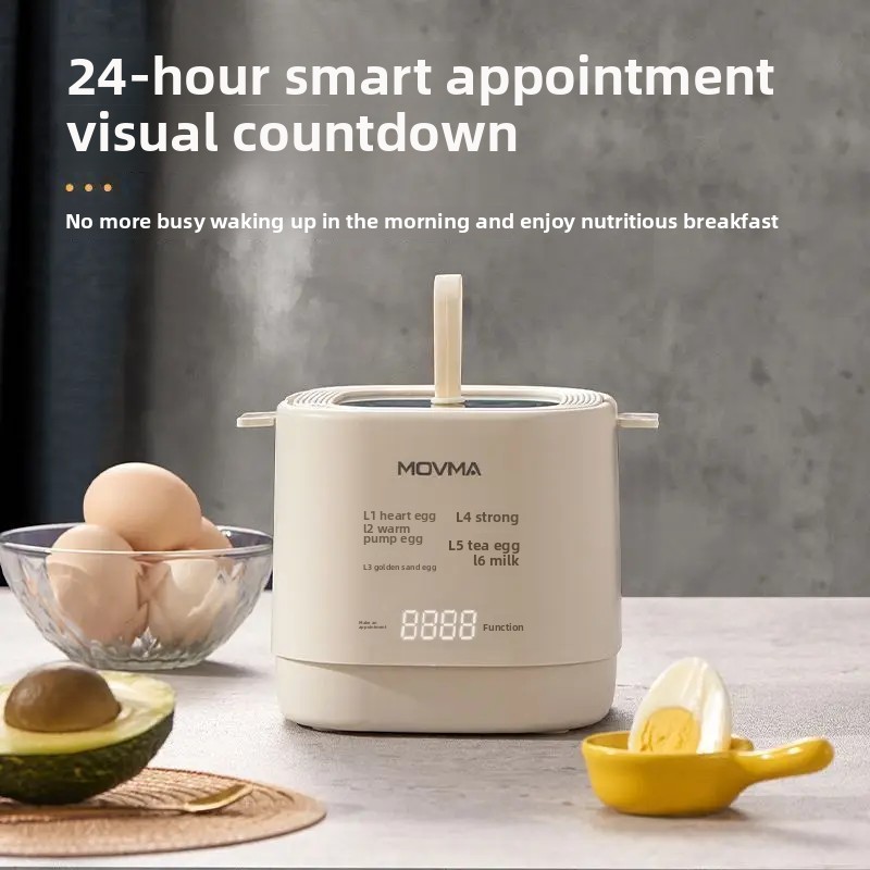 German Automatic Egg Cooker Multifunctional Home Use Steamer Egg Device Automatic Power off Household Appliance