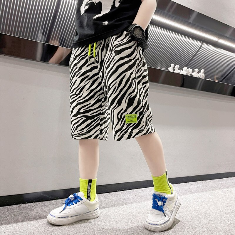 Pantaloncini estivi per bambini pantaloncini elastici in cotone solido per ragazzi pantaloni sportivi di moda pantaloni corti per bambini adolescenti abbigliamento da spiaggia per bambini