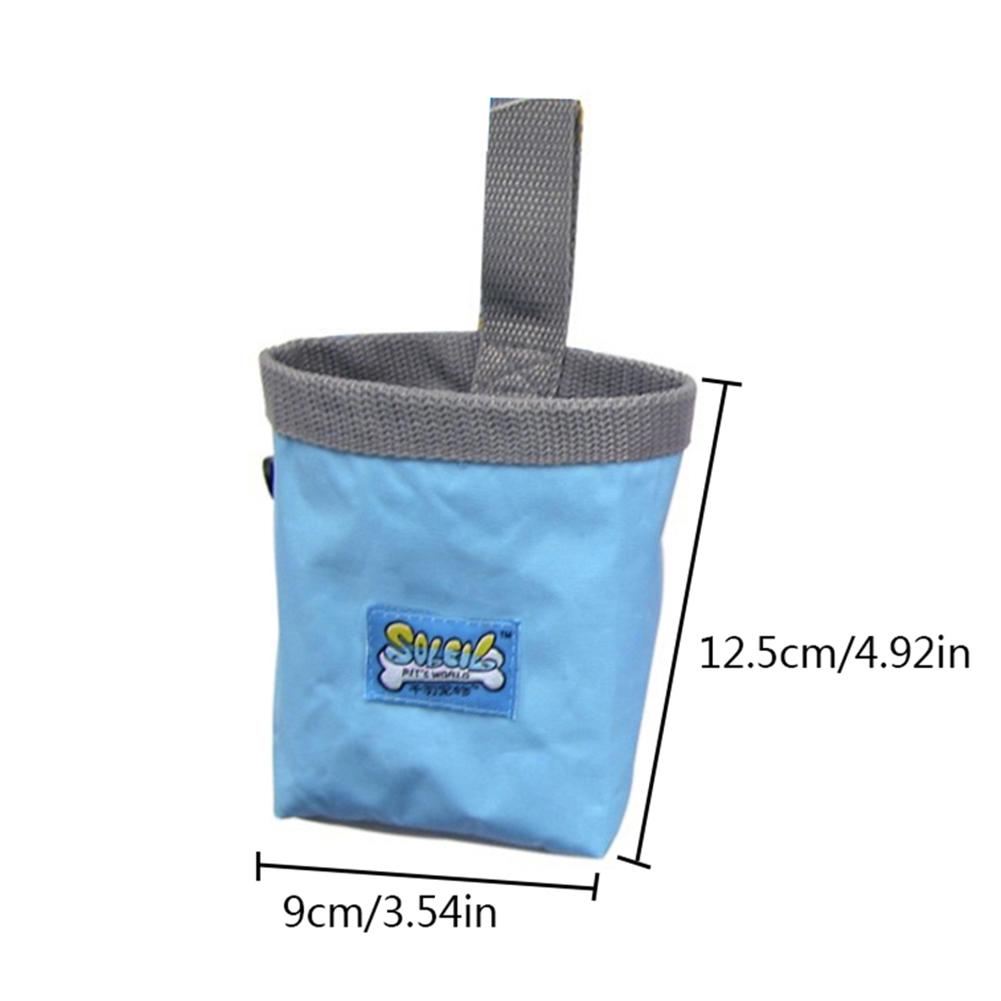 Hund udendørs træningslommer legetøj snackposer transportable kæledyrsfoderposer affaldsposer kæledyrsartikler farve tilfældig