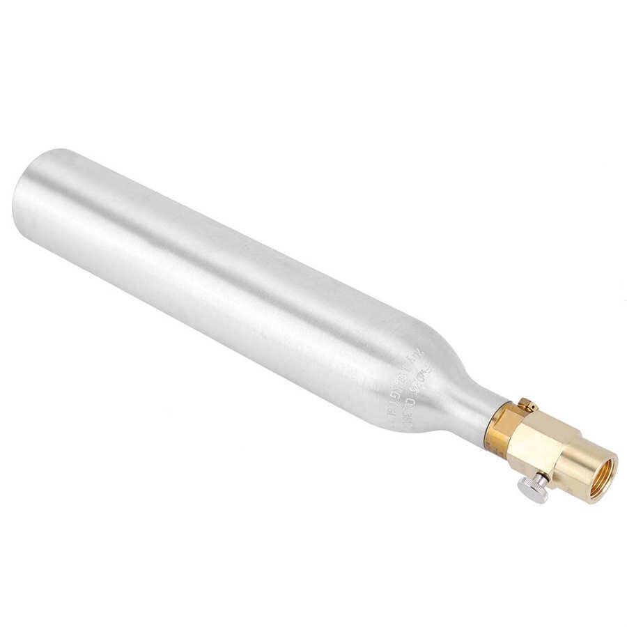 0.6l läskbryggare påfyllbar läskflaska cylinder med ventil  tr21 x 4 flaskor med läskpåfyllningsadapter tillbehör