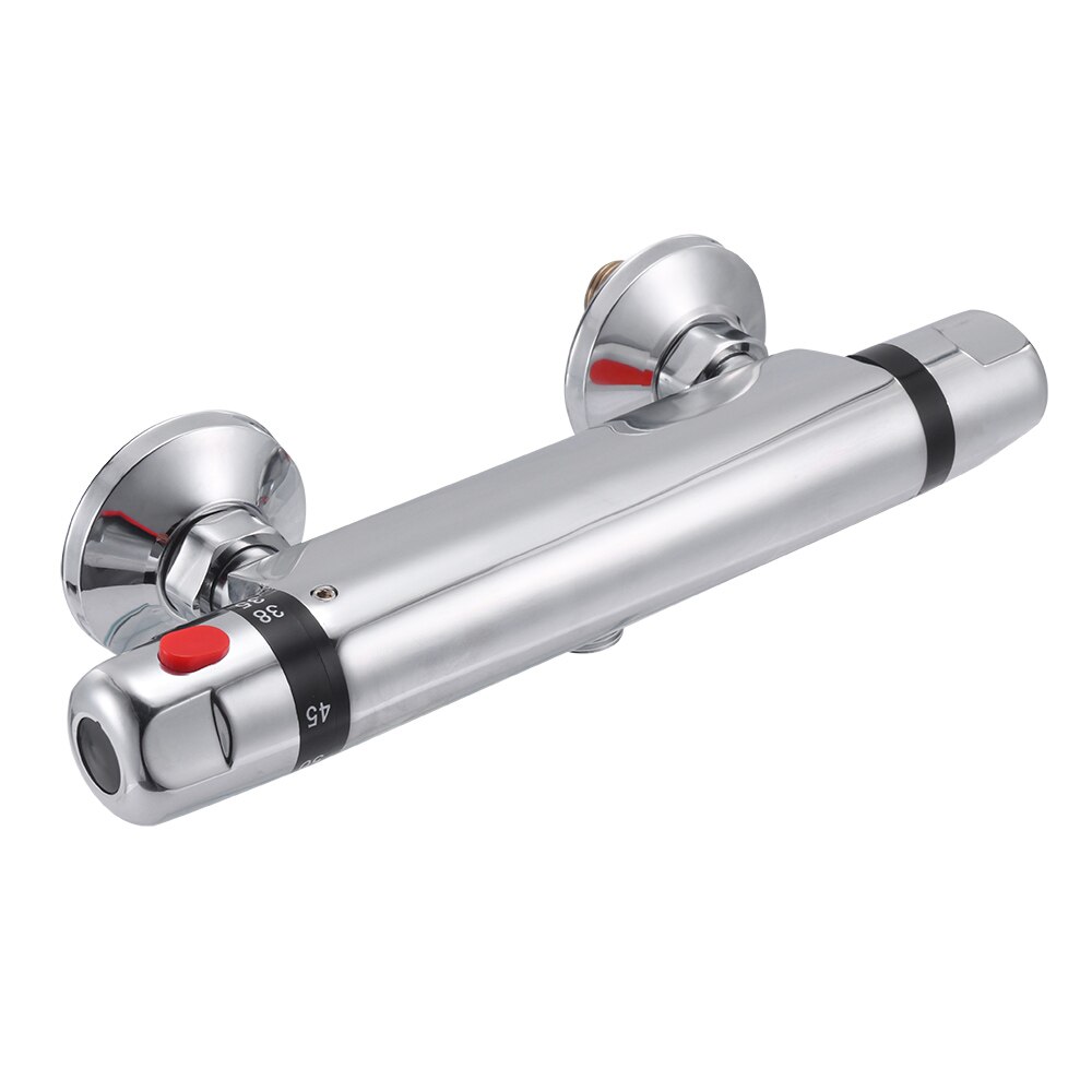 Mixing Water Valve Thermostatic Bar Shower Copper Mixer Valve Tap Full Copper Faucet Intelligent Concealed Installation